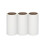 3 stuks afbreekbaar kleefpapier, 60 vel, voor pluizenrollers, 12 cm 11