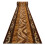 PASSATOIA BCF OPALE vecchio oro 70 cm 70x410 cm 1