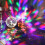 lâmpada led rgb e27 giratória com strobe multimudança cristal 7