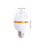 lâmpada led rgb e27 giratória com strobe multimudança cristal 4