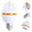 lâmpada led rgb e27 giratória com strobe multimudança cristal 9