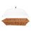 conjunto de cesta para pão com tampa transparente e -legumes 3