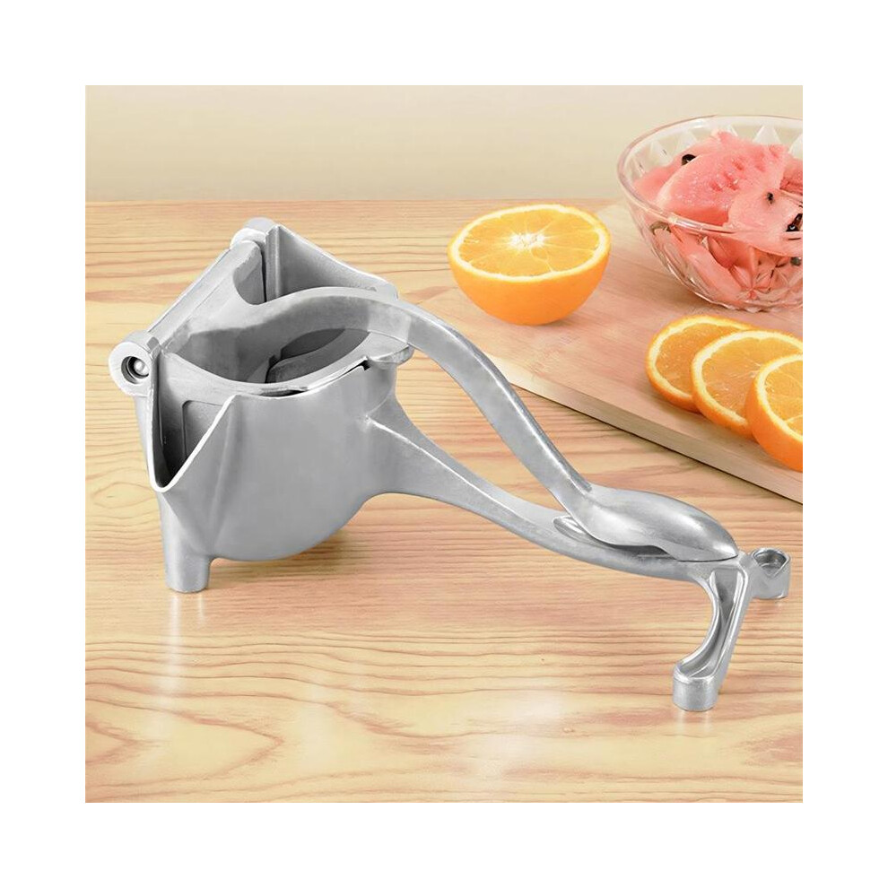 (Silver, 1 Count) Manual Fruit Juicer, Household Small Fruit Press Juicer, Stainless Steel Lemon Pomegranate Press Juicer, Modern Fruit & Vegetable Ut-image-OPC-PKPWPTS-NEW