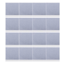 50 stuks 8x8,5 cm goudkleurige glanzende folie bladen voor kleipotten