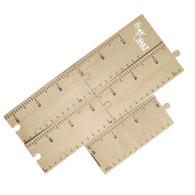 plakbare groeimeter – lengtemeter in houtoptiek