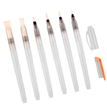 6er-pack wasserfarben-malstifte mit wasserzufuhr und handmalmalpinsel