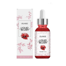 Ouhoe Blush Essence Facial Natural Rosy Color Delicate Light Nude Makeup Feeling Not Easy To Makeup