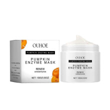 Ouhoe Pumpkin Enzyme Mask Facial Skin Deep Cleansing Pores Gentle Nourishing Skin Care Smear Clay Mask