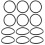 12 stuks microfoon shock mount voor condensatormicrofoons 1