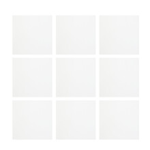 32 vel handgemaakt overdrachtpapier voor DIY borduren, wit, maat S