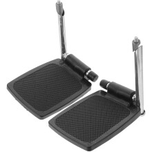 1 paar rollstuhl fußstützen, ersatz beinlehnen, robuste fußplatten