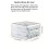 (White, one-size) Room Accessory Refrigerator Egg Box, 1 Count Room Organizer 2-layers Egg Holder, Kitchen Accessories 32-grids Plastic Egg Organizer Tray, 5