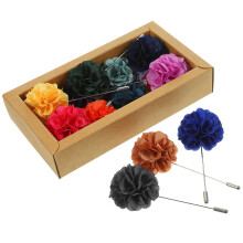 16-teilige herren anzug brosche blumenform decor accessoire