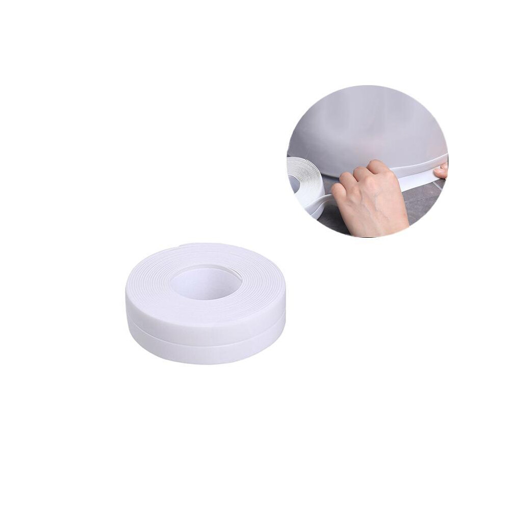 (White, 1 Roll) Sealing Tape, 1 Roll Toilet Caulk Strip, Waterproof White Caulking Tape For Bathroom, Self Adhesive Caulk Tape Sealant Strip For Bath 5071832494096