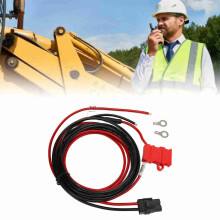 Walkie Talkie Power Cable RKN4152A 15A Fuse 9.5ft with Horn Contact for Radio