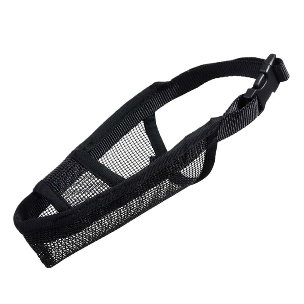 (Black, XS) Comfortable Fabric Dog Mouth Mask Lightweight And Easy To Carry-image-OPC-PKPYFWP-NEW