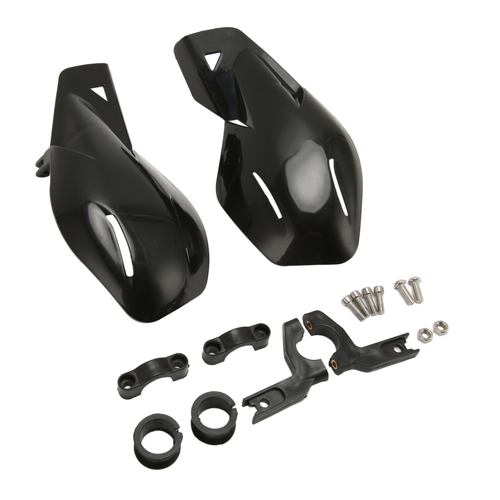 Universal Abs Motorcycle Handguards Windproof Shatterproof Protectors Black 9311351577266