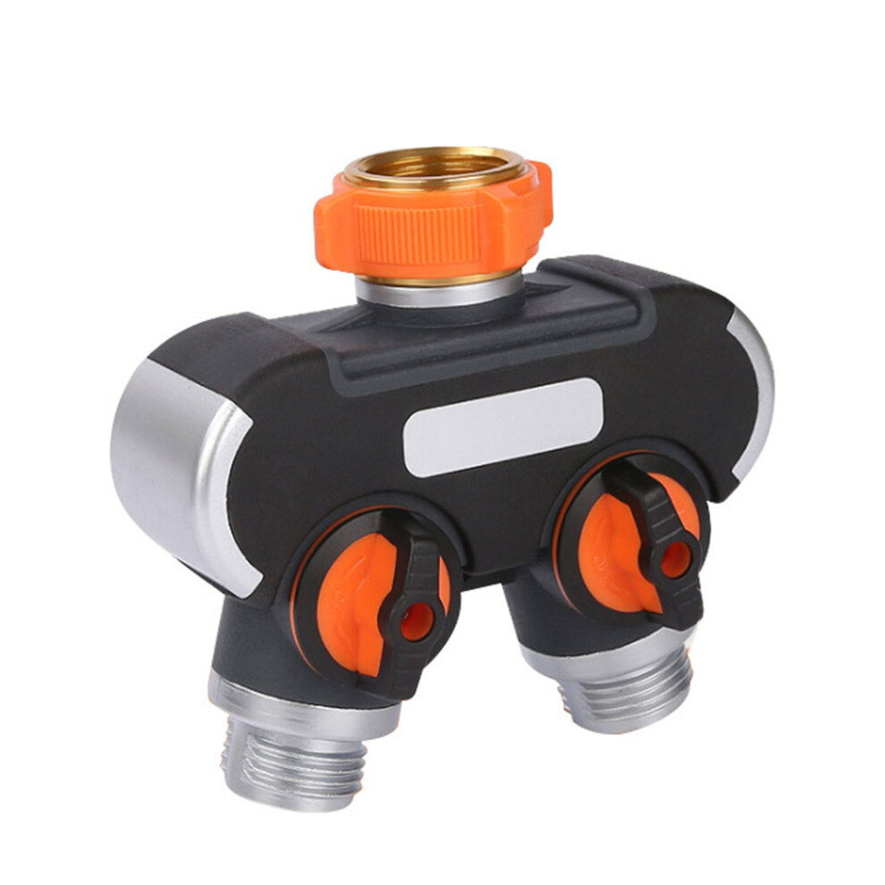 (US) Convenient Garden Hose Splitter Even Water Distribution For Plants