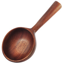 Portable Wooden Water Ladle Multi Function Garden Scoop Easy Pouring Japanese Design Kitchen Accessory Home Outdoor Use