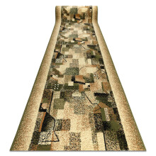 Runner BCF IMPRESJA olive 90 cm 90x500 cm