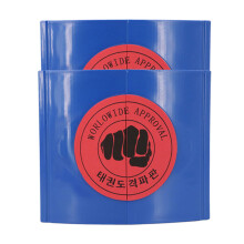Taekwondo Training Breaking Board Blue Taekwondo Practice Board 25cm x 22cm x 0.7cm Rebreakable 2-Piece Martial Arts