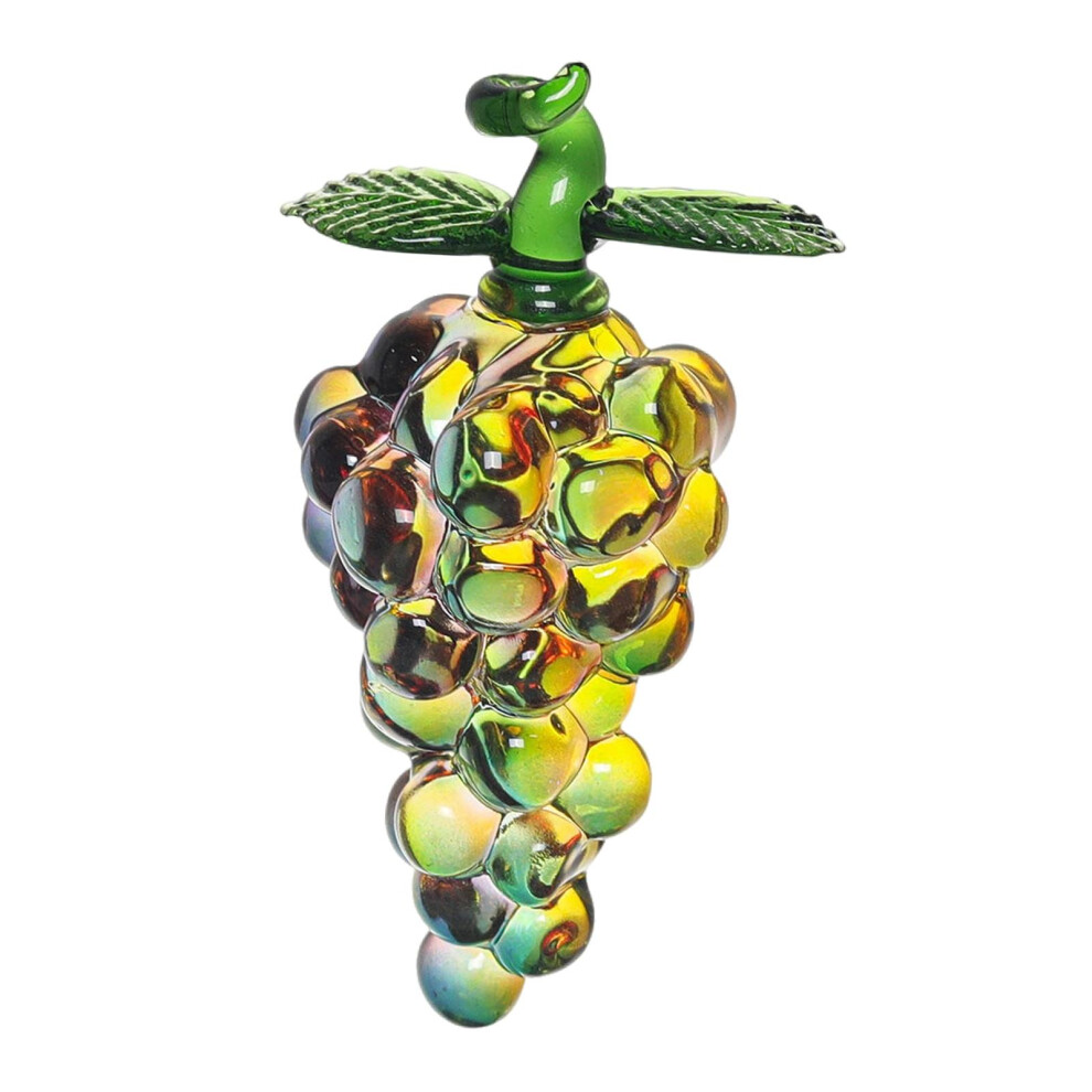 (Type D) Crystal Glass Fruit Art Figurine Lovely Crystal Peach Miniature For-image-OPC-PKQ2FD5-NEW