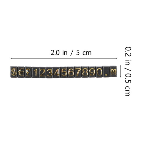 10 pezzi etichette , segnacifre per negozio, espositore 1
