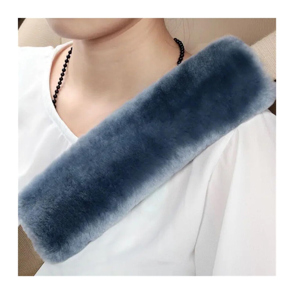 Seat Belt Pads 2Pcs Seat Belt Covers For Car Safety Shoulder Pad Seatbelt Accessories Gray 9354506882341