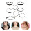 8 chokerketting vrouwen en 6