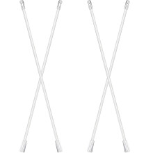 4Pièces Tiges De Tirage Stores Verticaux Blanches Résistantes