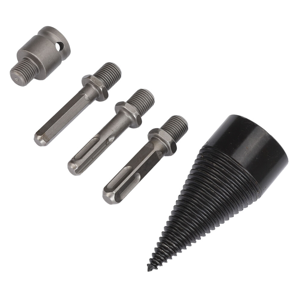 5Pcs Steel Firewood Log Splitter Drill Bits 42Mm Removable Steel Bits 4651351590038