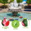 5Pcs 10Cm Artificial Lotus Water Lily Floating Pond Plants 7