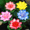 5Pcs 10Cm Artificial Lotus Water Lily Floating Pond Plants 5