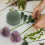 esferas bola de espuma floral verde para arranjos e buquês 3
