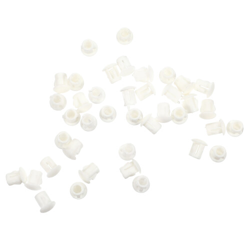 100 tampas redondas de nylon para furos de móveis