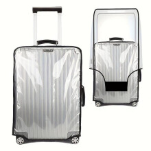 (Clear, XL) Clear Luggage Protector Cover, 1 Count Transparent Suitcase Protective Case, Travel Luggage Dust Cover for Various Suitcase Sizes, Travel