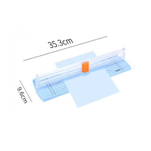 mini papierschneider a4 manuell blau 1