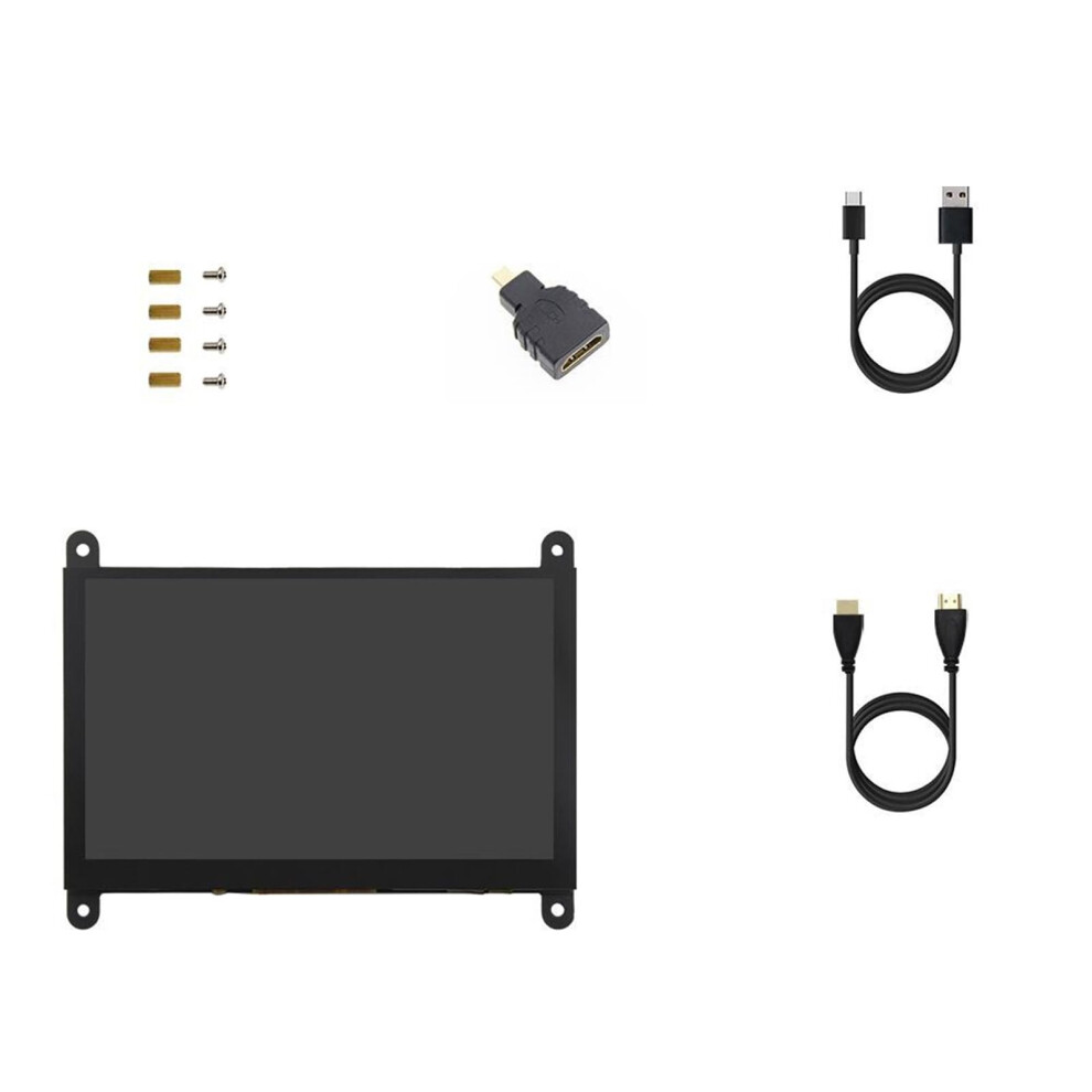 Capacitive Touch Screen Lcd 5 Inch 1024X600 Hdtv Display For Raspberry Pi 5 3B+ 4B Gaming Console 9393856914876