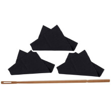 set strumenti per pulizia flauto con e asta