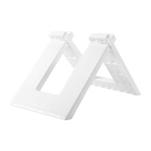 Parking Rack 12 Inch Kids Bike Floor Stand, Pro-Quality Indoor Outdoor Storage Rack, White Stable Frame