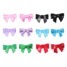 12 mini laços gravata para artesanato, e decoração de cabelo
