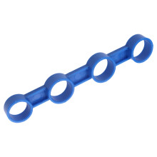 luvas expansoras para dedos médio azul, treino guitarra, ukulele e piano