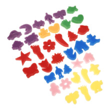 conjunto 24 peças esponjas coloridas carimbo diy