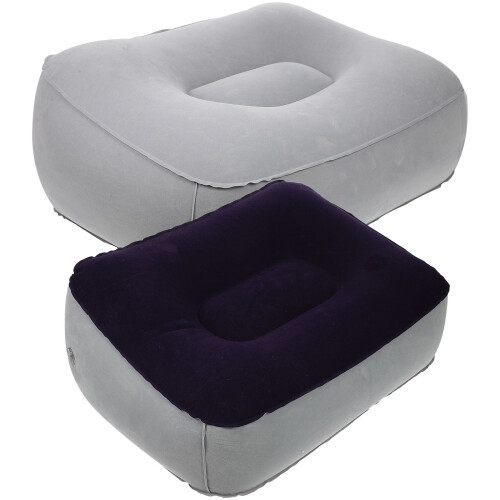 2 unidades almofada inflável pés PVC flocado +