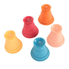 5pcs Silicone Baby Stacking Cups Color Recognition Teething Toy