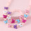 2Sets Kinder Dekorative Halskette Armband Schmetterlinge Schmuck 8