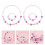 2Sets Kinder Dekorative Halskette Armband Schmetterlinge Schmuck 4