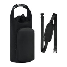 Bottle Holder Bag Water Bottle Sleeve And Water Container Sleeve Cup Organizer For Travel Black