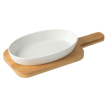 1 set glatte Backform oval aus keramik, Auflaufform für Haushalt