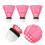 6 nylon-kunststoff badminton- pink für und außen 11